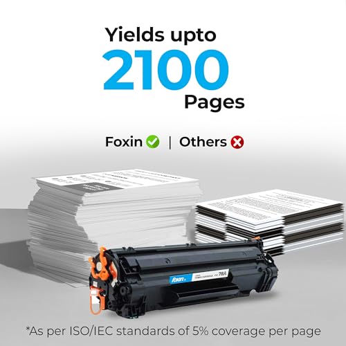 Foxin FTC 78A Black Laser Toner Cartridge Compatible for HP LaserJet P1566, 1606DN, LBP-6200D, 6230DW (Black) - Image 3