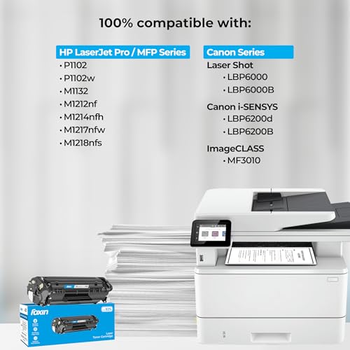 Foxin FTC 78A Black Laser Toner Cartridge Compatible for HP LaserJet P1566, 1606DN, LBP-6200D, 6230DW (Black) - Image 2
