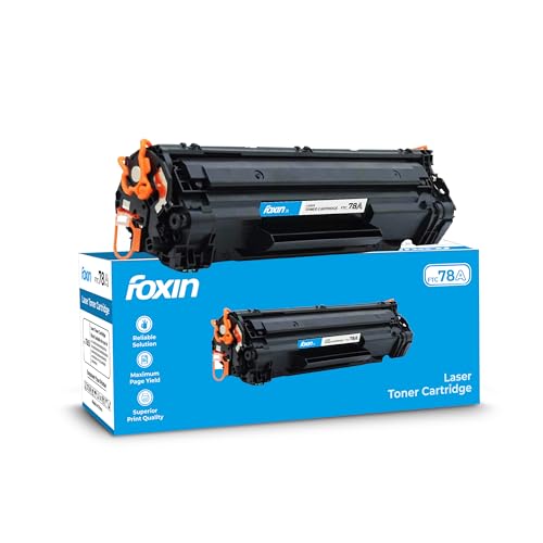 Foxin FTC 78A Black Laser Toner Cartridge Compatible for HP LaserJet P1566, 1606DN, LBP-6200D, 6230DW (Black) - Image 1
