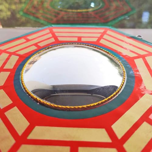Bless Kraft Bagua Mirror for Vastu Feng Shui Convex BaguaMirror Positive Energy, Protection Wall Door Hanging for Home and Office (Referred by Vastu Expert) (Bless_Bagua_Mirror_9_New) - Image 2