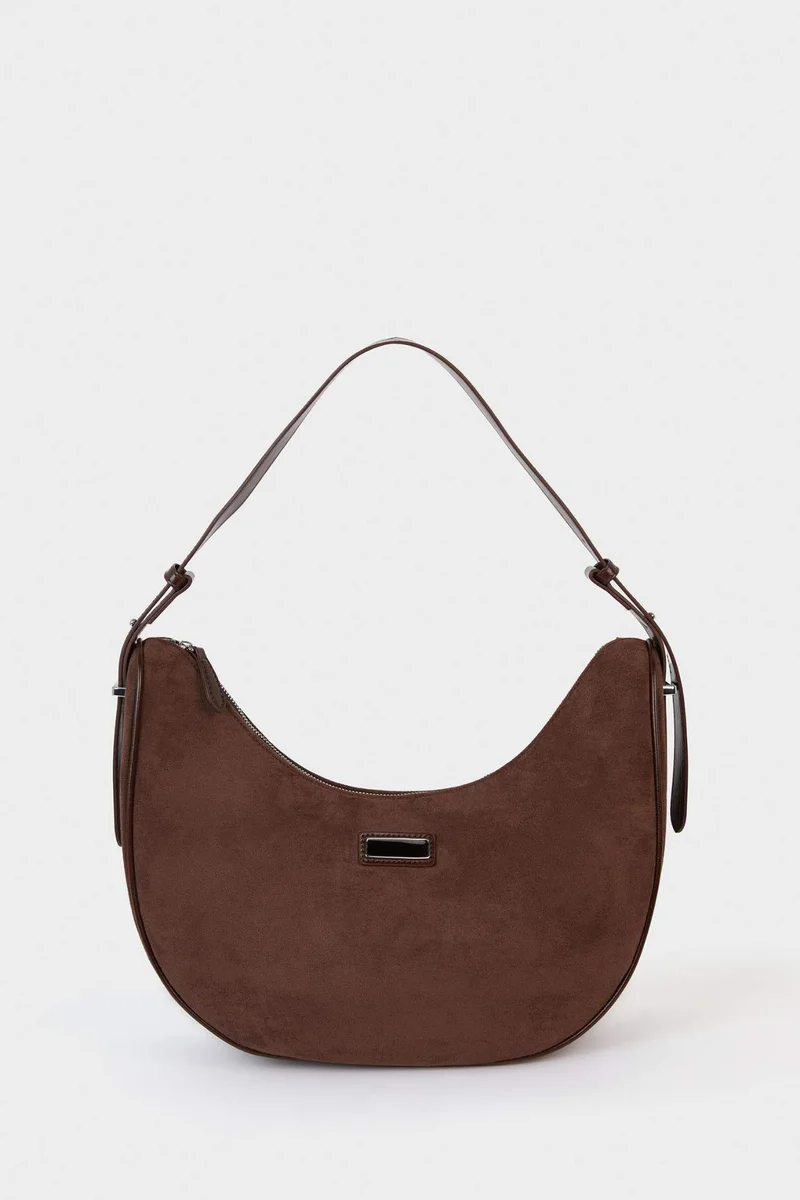 ديفاكتو Woman Suede Crossbody Bag