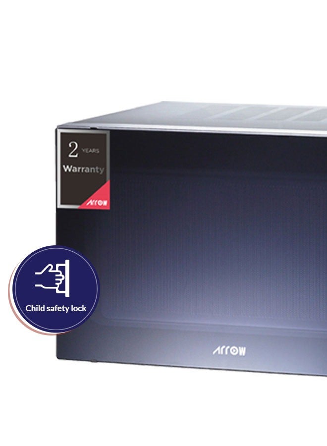 Arrow Microwave oven - Digital - 30L - 900W - Silver - RO-30MGS - Image 4