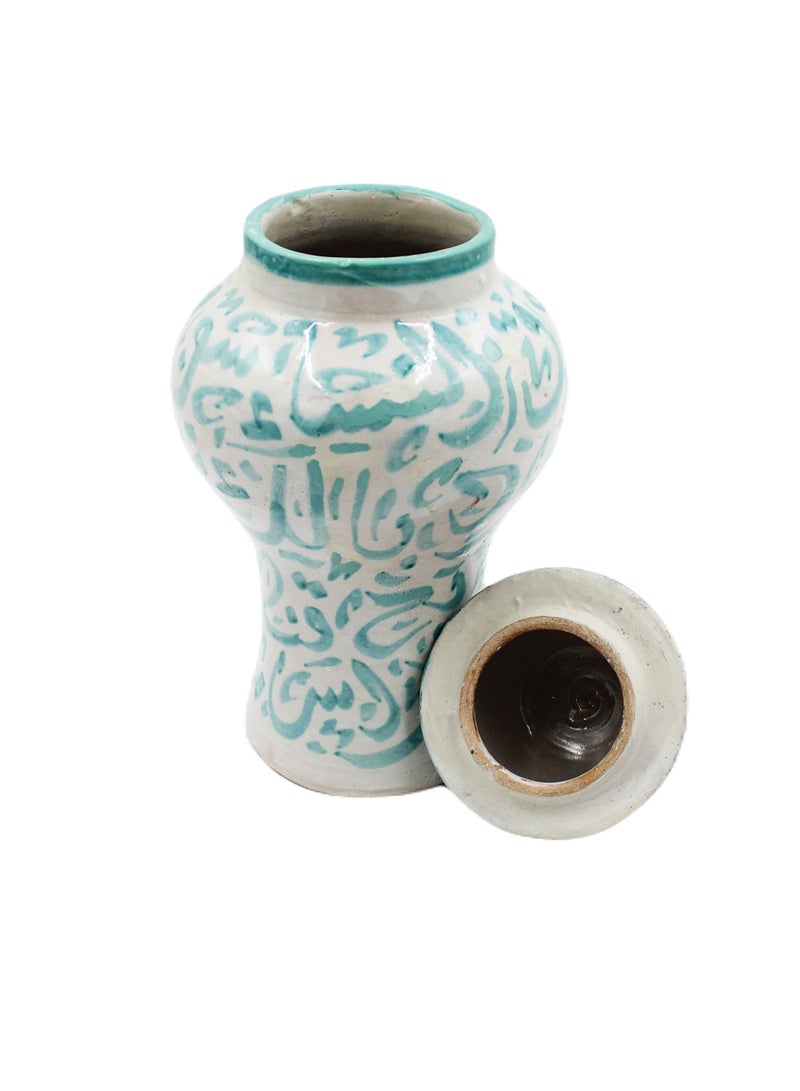 Antique Museum HANDMADE MOROCCAN PORCELAIN POT 35 CM 
