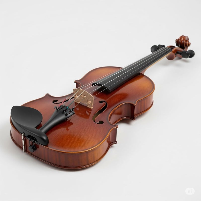 Megarya فيولينة ميغاريا بحجم 1/2 للطلاب مع قوس وحقيبة - Image 4