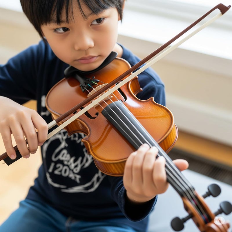 Megarya فيولينة ميغاريا بحجم 1/2 للطلاب مع قوس وحقيبة - Image 5