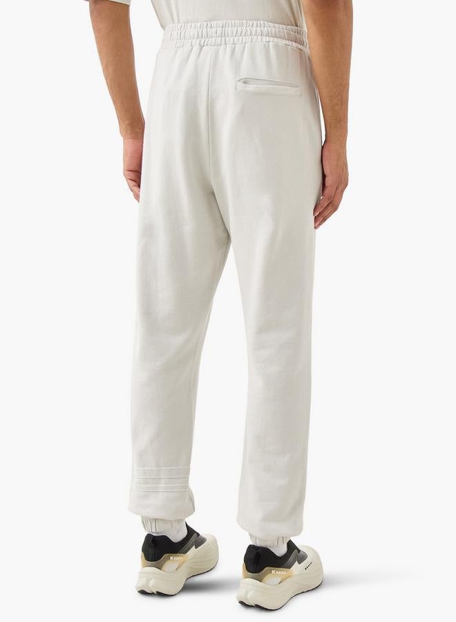 Kappa Logo Embroidered Joggers with Piping Detail and Pockets - Image 3