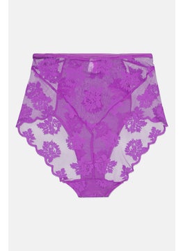TRIUMPH Women Textured Pull On Panties, Purple  - Image 2