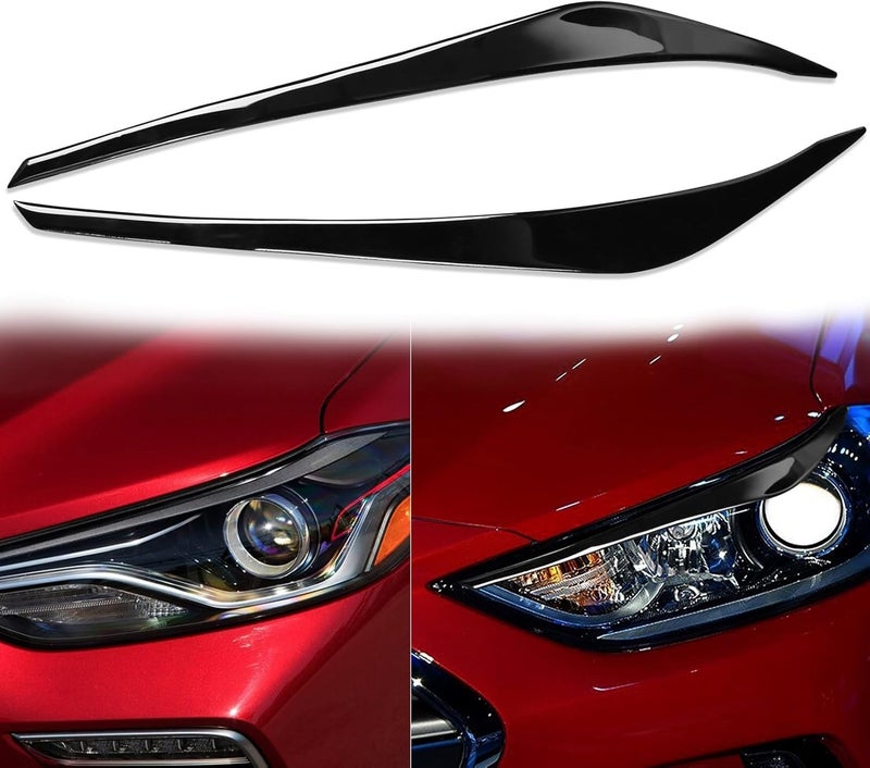 Vuzmode Car Front Headlight Eyebrow Eyelids for Hyundai Elantra - Image 5