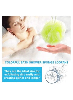 MIRFA Mesh Bath Sponge Loofah (Assorted Colour - Pack of 4)  - Image 3