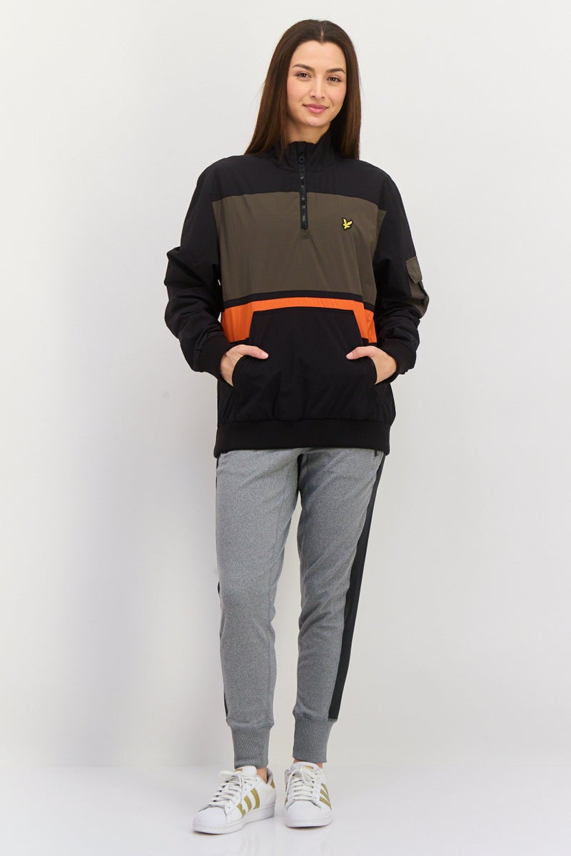 Lyle & Scott Women Embroidered Logo Softshell Jacket, Black - Image 4