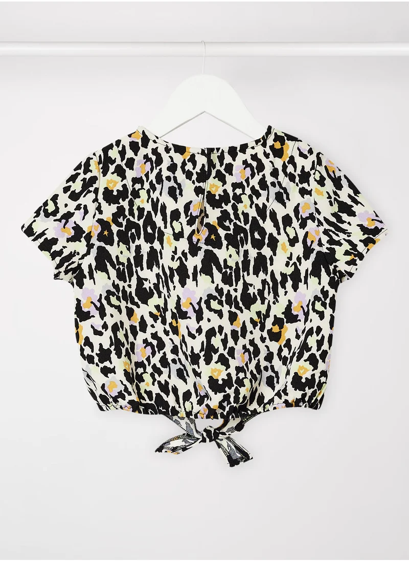 ONLY Girls Leopard Print Top