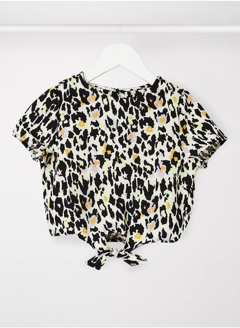 ONLY Girls Leopard Print Top