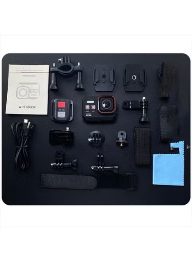 Action Camera 4K 60FPS – Waterproof Sports Cam with Remote Control, Dual Screen, Drive Recorder, Helmet Camera - Image 4