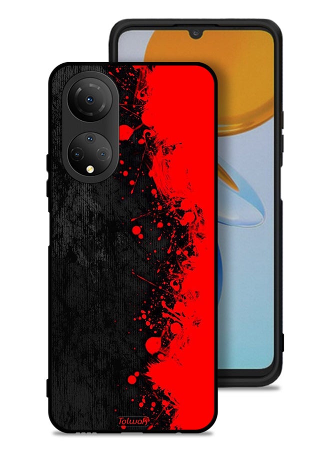 Tolwak Honor X7 Protective Case Cover Paint Abstract Pattern - Image 1