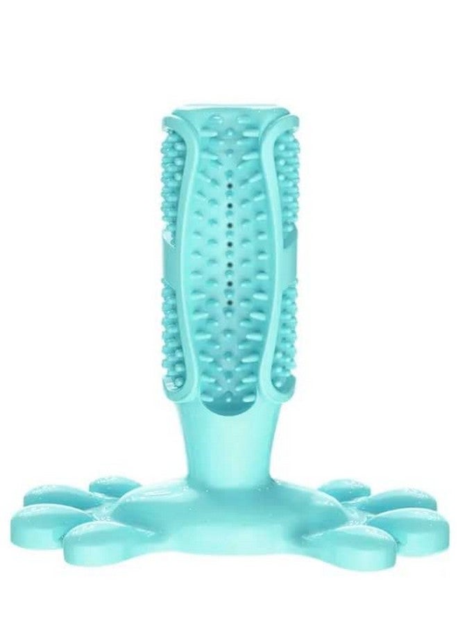 Generic Aggressive Chewer Toothbrush Brushing Stick Dental Bully Breed Dog Toy (Lake Blue) 