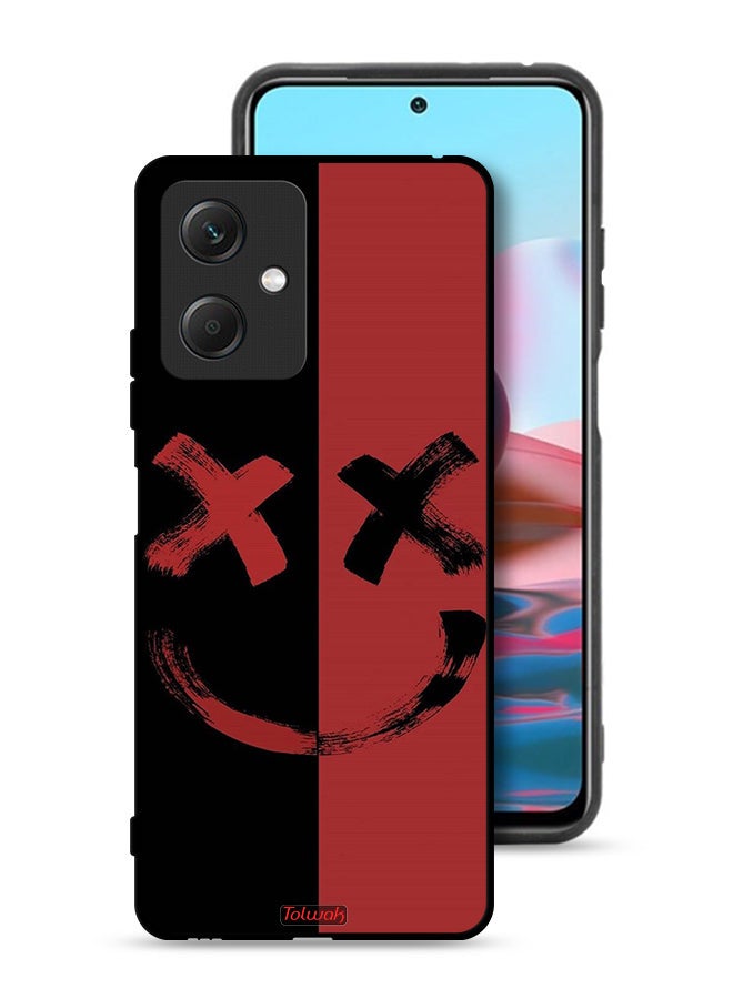 Tolwak Xiaomi Redmi Note 12 Protective Case Cover Marshmallow Art Pattern - Image 1