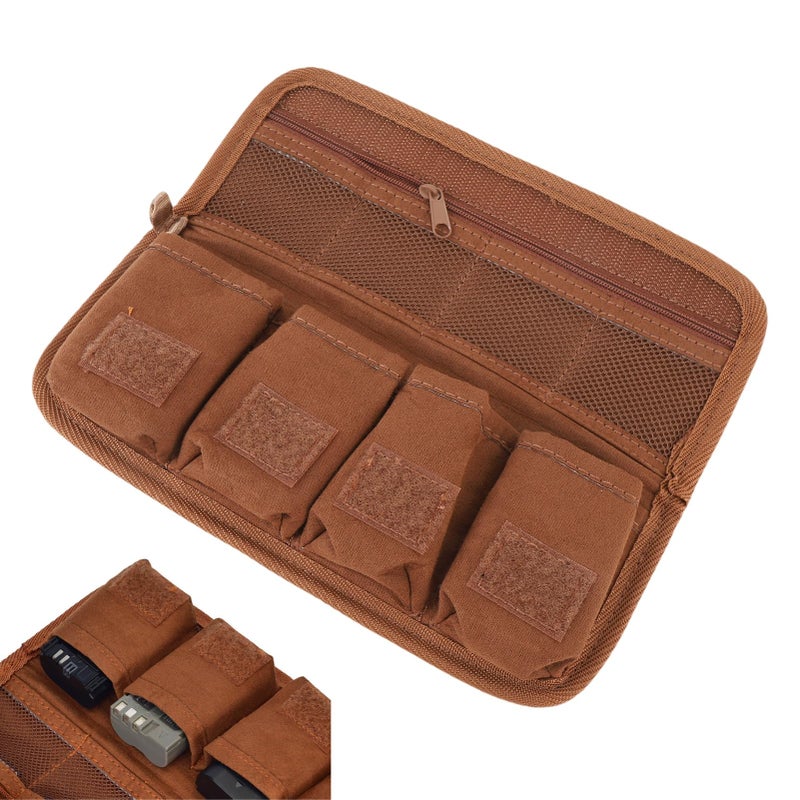 PU Leather Camera Battery Pouch Holder Storage Case for LP E10 E17 E6N NPFW50 FZ100 EN EL25 EL15 NP W235 - Image 2