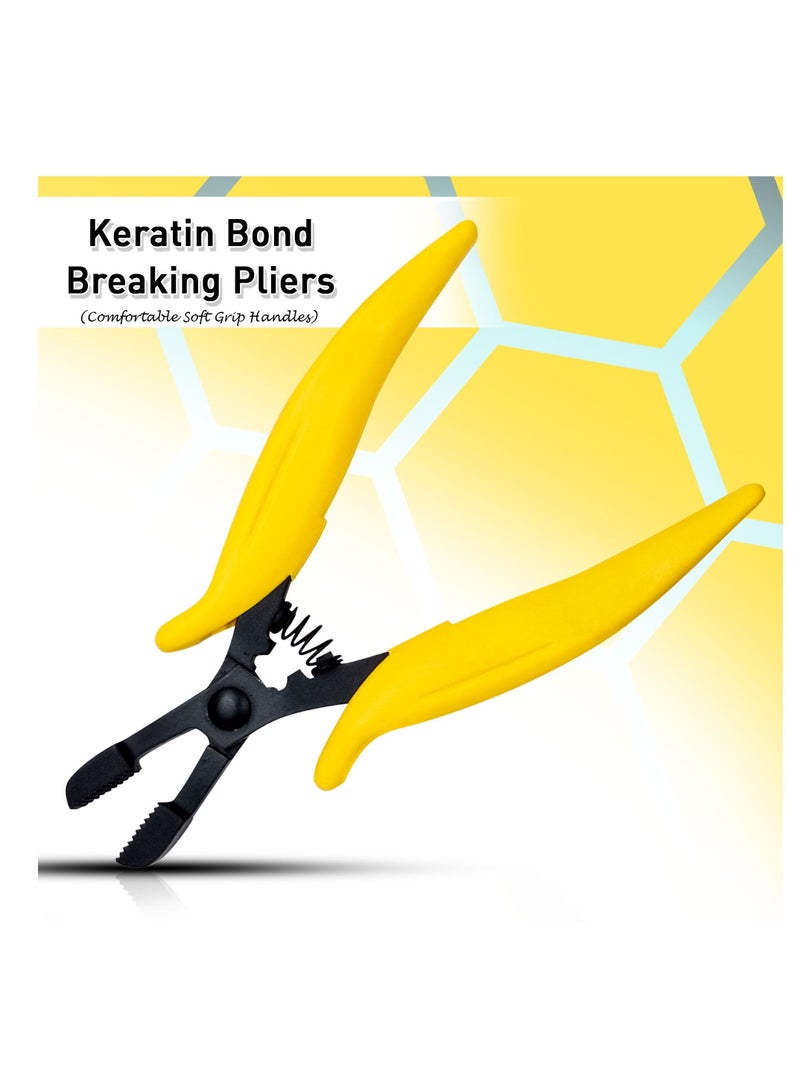 إستيل كيراتين بوند تكسير ذو طيات أدوات إطالة الشعر 6 بوصات - Image 2