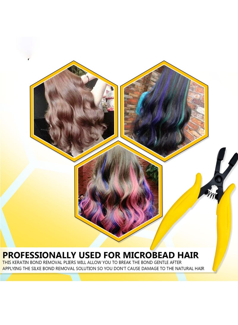 إستيل كيراتين بوند تكسير ذو طيات أدوات إطالة الشعر 6 بوصات - Image 3