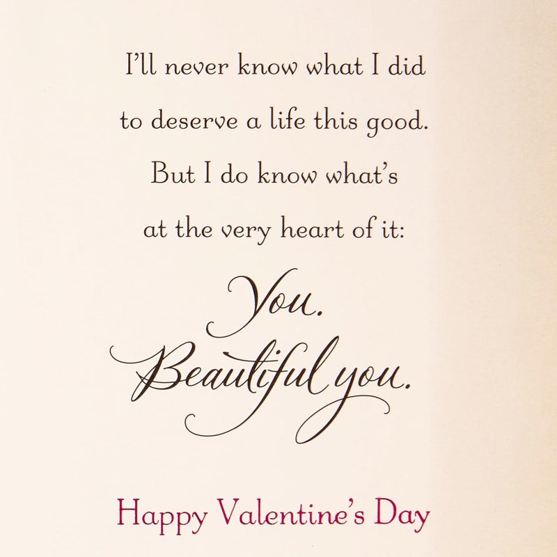 Hallmark Valentine's Day Card for Wife or Girlfriend (Beautiful You) - Image 4