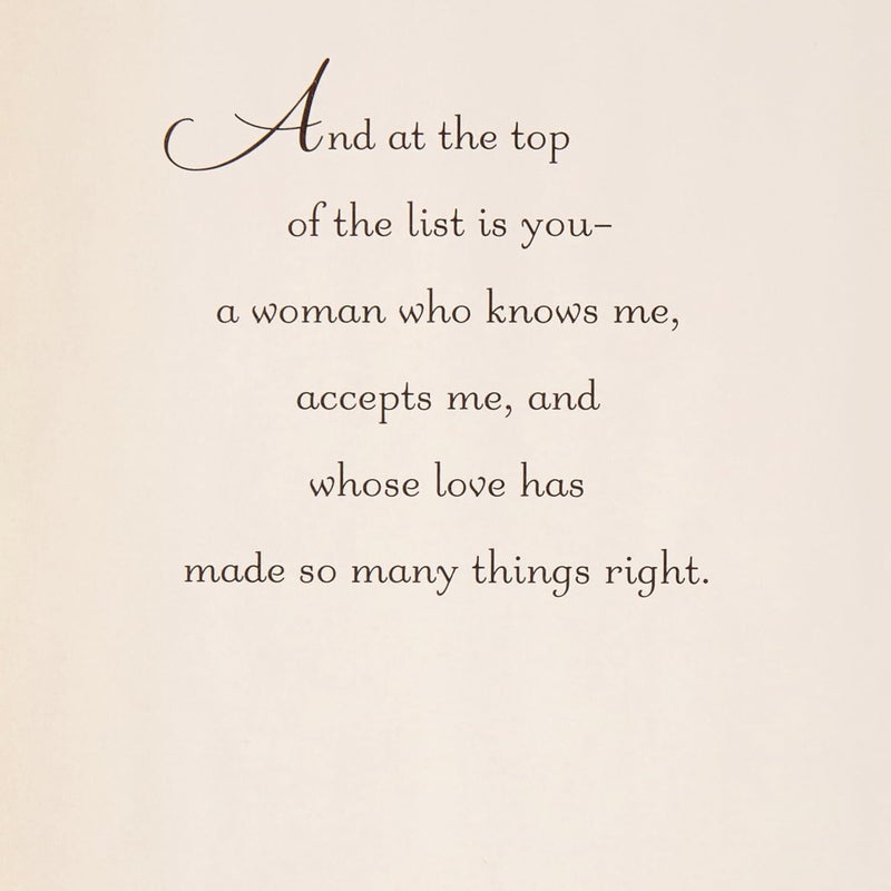 Hallmark Valentine's Day Card for Wife or Girlfriend (Beautiful You) - Image 3