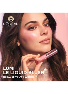 L'OREAL PARIS L'Oréal Paris Glotion Lumi Le Liquid Blush Shade 630 Glow True Rose  - Image 4