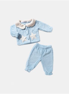 OWNKIDS Baby Girls PJ Star patch 