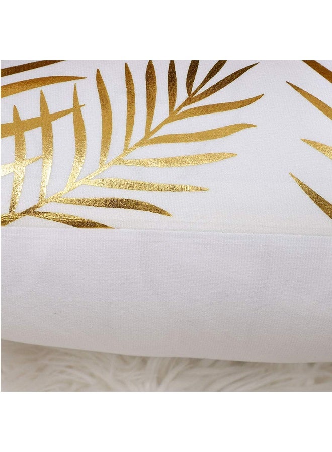 1 قطعة  غطاء وسادة زخرفي مطبوع بأوراق الشجر ومناسب للبشرة   45 × 45 سم - Image 4