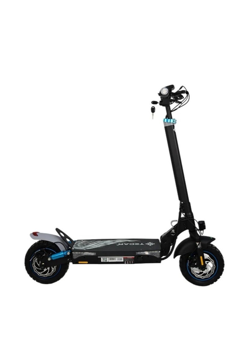 Tecar TS-026K Falcon Electric Scooter, 10-inch frame size, with suspension, LED light, key fob, and free seat - Image 2