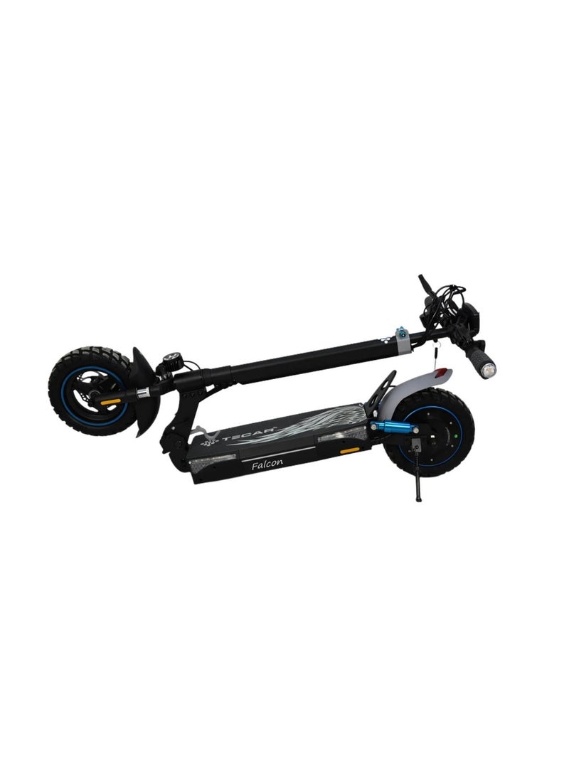 Tecar TS-026K Falcon Electric Scooter, 10-inch frame size, with suspension, LED light, key fob, and free seat - Image 4