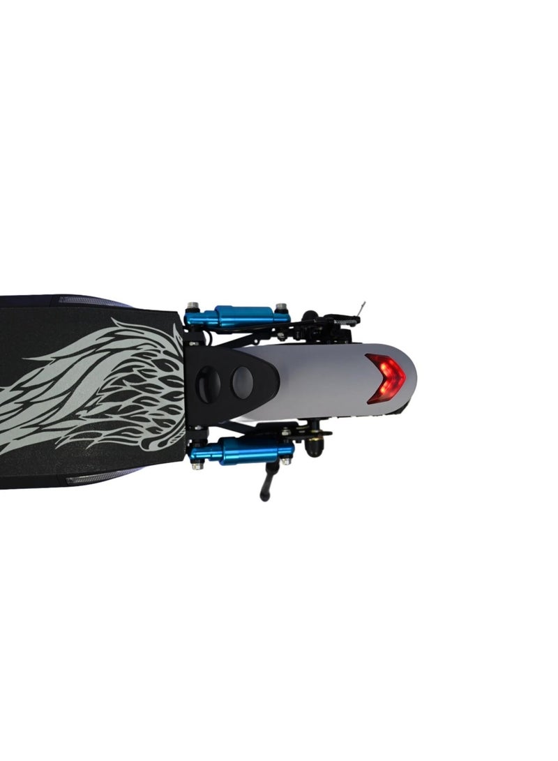 Tecar TS-026K Falcon Electric Scooter, 10-inch frame size, with suspension, LED light, key fob, and free seat - Image 5