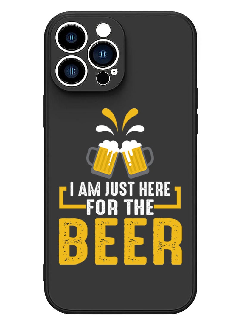 Theodor Protective Slim Fit Case Liquid Silicone Cover with Full Body Protection Anti-Scratch Shockproof Case For iPhone 13 Pro Black  - highly motivated  copy - Image 1