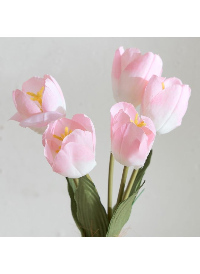 Home Box Caven Tulip Arrangement in Glass Vase 13 x 34 x 13 cm  - Image 3