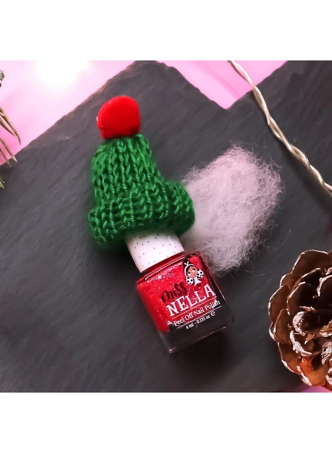 MISS NELLA Peel-Off Nail Polish for Kids (Croco Dazzle) - Image 4