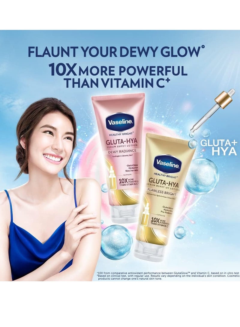 Vaseline لوشن فازلين هيلثي برايت غلوتا-هيا سيروم بيرست يو في 330 مل - Image 2