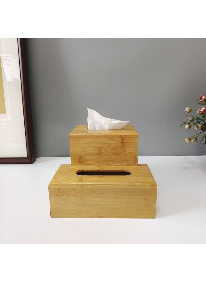 Generic Bamboo Tissue Box with Modern Design – Premium Quality, Easy Assembly, Perfect for Bedroom, Living Room, and Any Room in the House TH  - Image 4