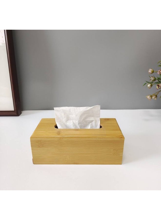 Generic Bamboo Tissue Box with Modern Design – Premium Quality, Easy Assembly, Perfect for Bedroom, Living Room, and Any Room in the House TH  - Image 5