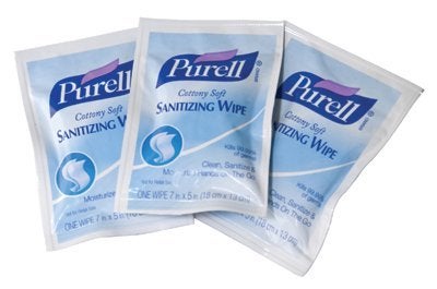 GOJO 90261M PURELL Cottony Soft Hand Sanitizing Wipe Pack of 1000
