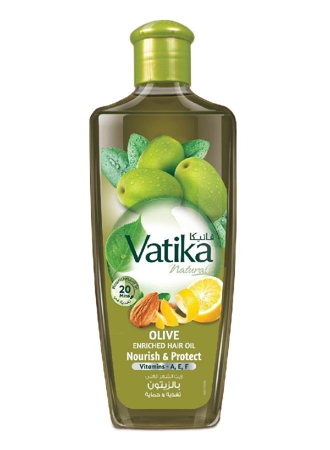 VATIKA Olive Enriched Hair Oil Nourish And Protect - Image 1