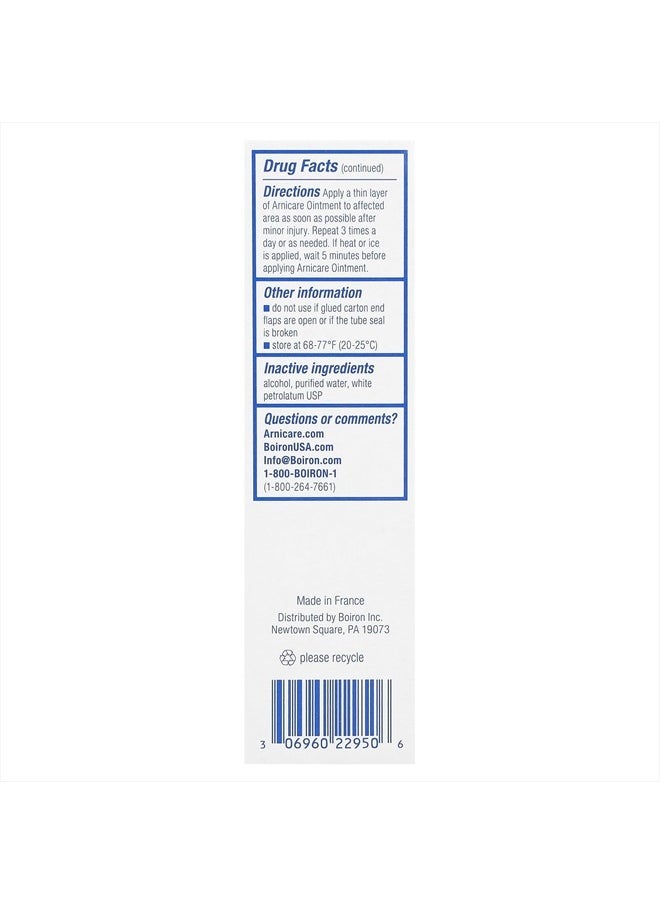 Boiron Arnicare Ointment for Soothing Relief of Joint Pain, Muscle Pain, Muscle Soreness, and Swelling from Bruises or Injury - Non-greasy and Fragrance-Free - 1 oz  - Image 4