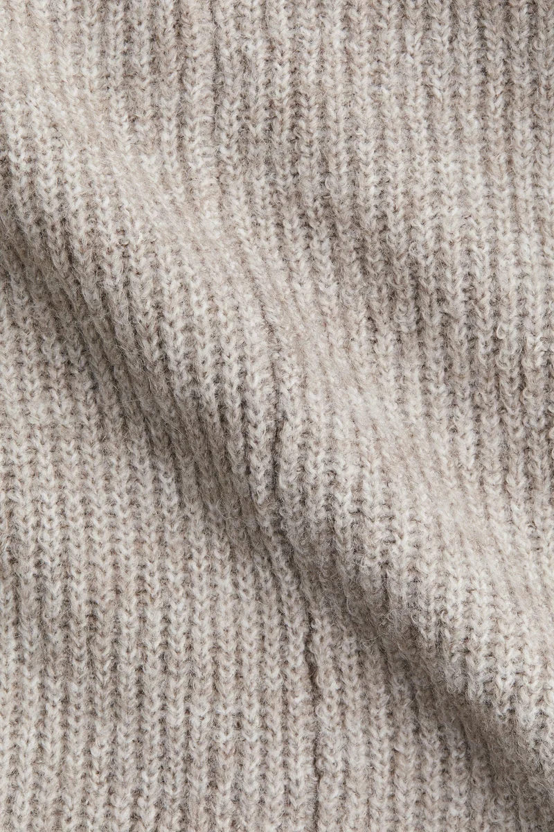 H&M Rib-knit peplum top