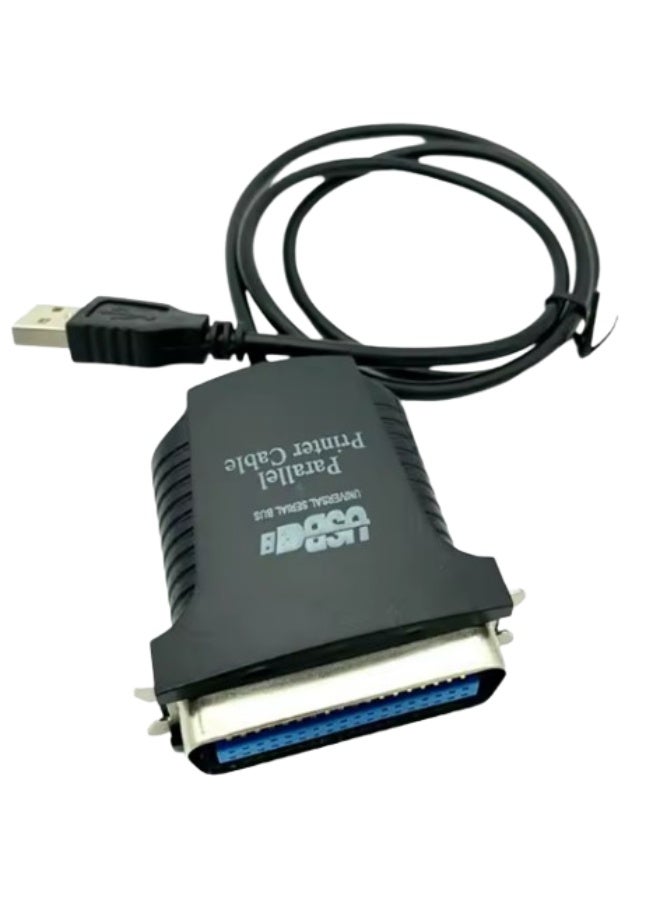 USB to Parallel Printer Cable, 36pin USB Port Adapter Adaptor Cable Lead - Image 2
