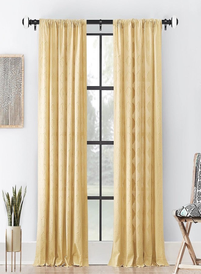 USFOOK Curtain Rods 32 to 58 Inch (2.6-4.8ft), 7/8 Inch Telescoping Splicing Drapery Rods for Windows, Black Decorative Curtain Rod for Home with Translucent Finials - Image 3