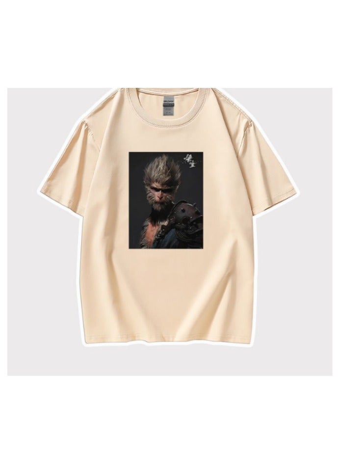 Black Myth Wukong Game Quick Drying Short Sleeved T-shirt for Men And Women 