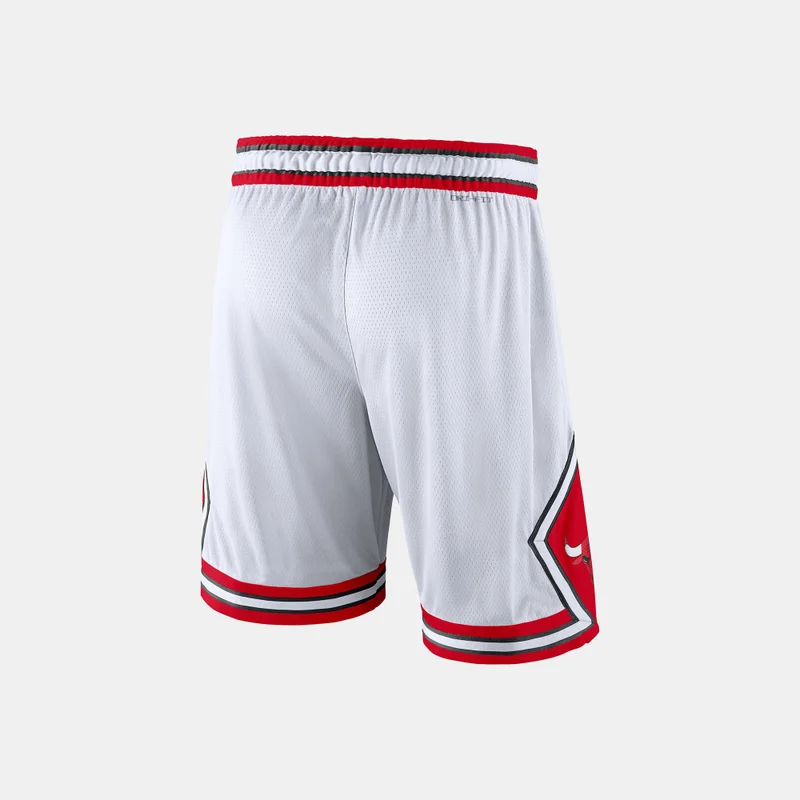 Nike White Men's NBA Chicago Bulls Association Edition Swingman Basketball Shorts for Men | Best Price UAE