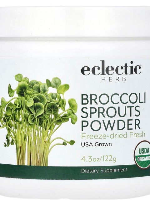 Broccoli Sprouts Powder FreezeDried Fresh 4.3 oz (122 g)