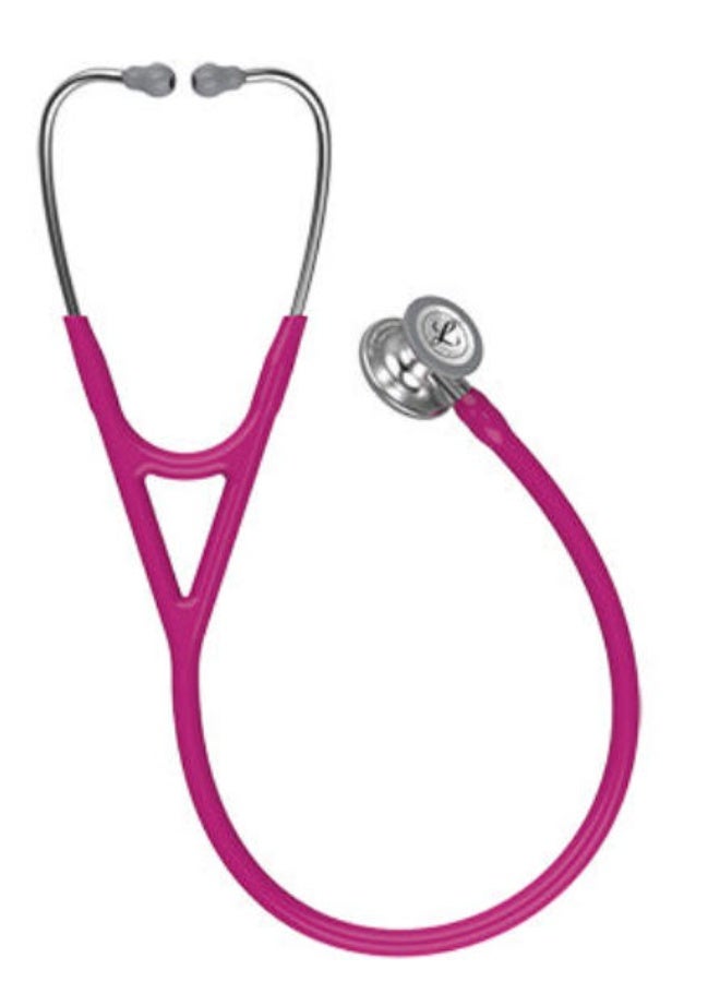 ثري أم ليتمان سماعة تشخيصية 3M™ Littmann ® Cardiology IV™، 69 سم (أحمر وردي 6158) - Image 2