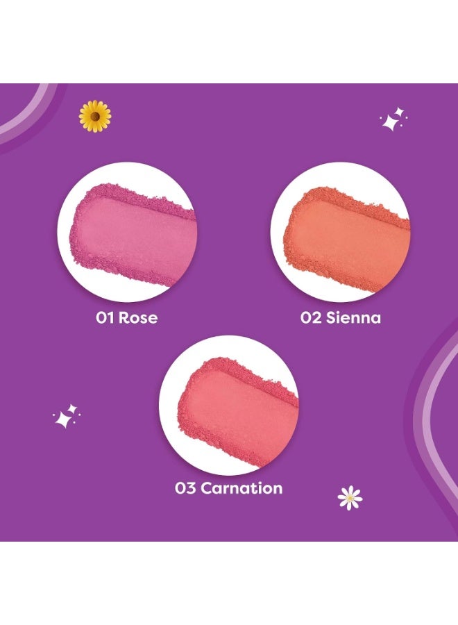 SUGAR POP Ultra HD Blush 01 Rose - 10 gms - Richly Pigmented | Ultra Matte | Blendable | Suits all skin tones - Image 2