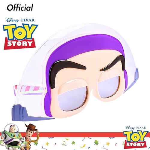 Sun-Staches Toy Story Buzz Lightyear Sunglasses UV400, Disney Costume Accessory Mask One Size Fits Most - Image 2