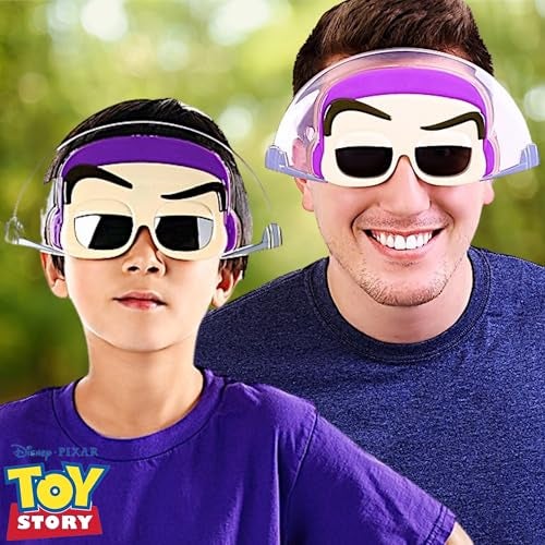 Sun-Staches Toy Story Buzz Lightyear Sunglasses UV400, Disney Costume Accessory Mask One Size Fits Most - Image 5